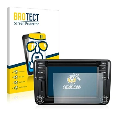 Afbeelding van BROTECT Screenprotector voor Volkswagen T6 2015 Discover Media Plus 6.33&quot; Folie Beschermfolie Beschermglas transparant