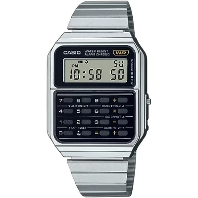 Afbeelding van Casio CA 500WE 1AEF Retro Horloge Calculator 43 x 34 mm