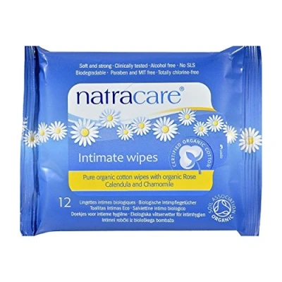 Afbeelding van Natracare Intimate Wipes Doekjes 12ST