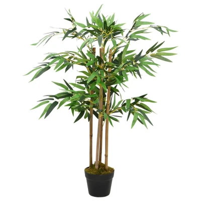 Afbeelding van Kunstplant bamboe Twiggy met pot 90 cm