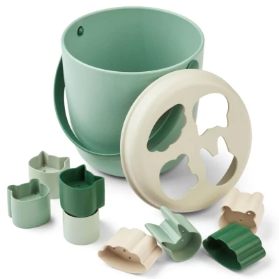 Afbeelding van Liewood strandset en puzzel jorn peppermint multi mix