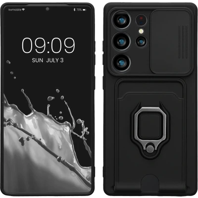 Afbeelding van kwmobile telefoonhoesje geschikt voor Samsung Galaxy S25 Ultra Set van 1 Flexible case smartphone TPU design