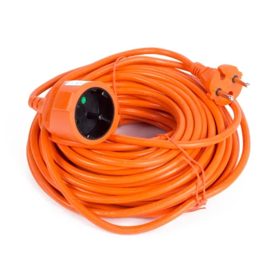 Afbeelding van Benson Verlengsnoer Oranje 20 meter 2 x 1.0 mm²