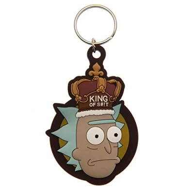 Afbeelding van Rick and Morty King of Shit Sleutelhanger