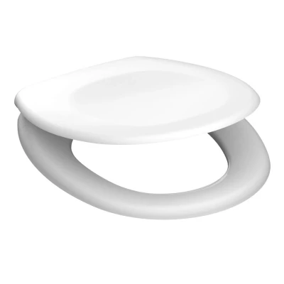 Afbeelding van Toiletzitting Schutte White Duroplast Soft Close 45 x 37 cm Wit