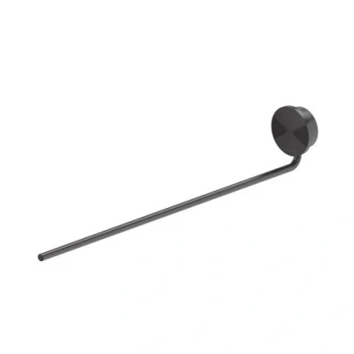 Afbeelding van Geesa opal handdoekrek 1 armig 40cm zwart metaal geborsteld 91720509 917205 09
