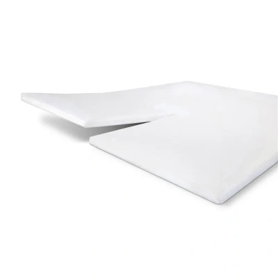 Afbeelding van Byrklund Molton Bed Basics Multifit Split Topper 160x200 cm Wit