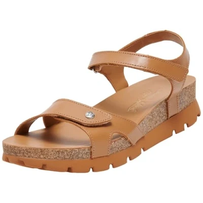 Afbeelding van Panama Jack Sulia Flat Sandalen, Camel B20, 41 EU, EU