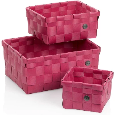 Afbeelding van Mand Kela Neo Roze (Set van 3)