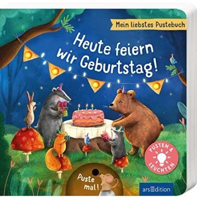 Afbeelding van Mein liebstes Pustebuch Heute feiern wir Geburtstag!: Pusten &amp; leuchten