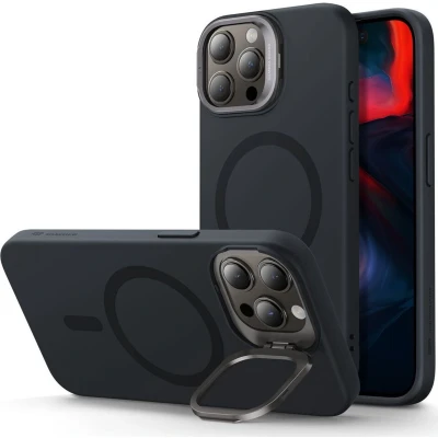 Afbeelding van ESR Cloud Kickstand Apple iPhone 15 Pro Max Hoesje MagSafe Zwart