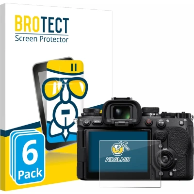 Afbeelding van BROTECT Screenprotector voor Sony Alpha 9 III Folie Beschermfolie Beschermglas transparant (6 Stuks)