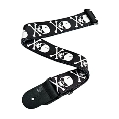 Afbeelding van D&quot;;Addario 50H01 gitaarband Cross Bone Skull