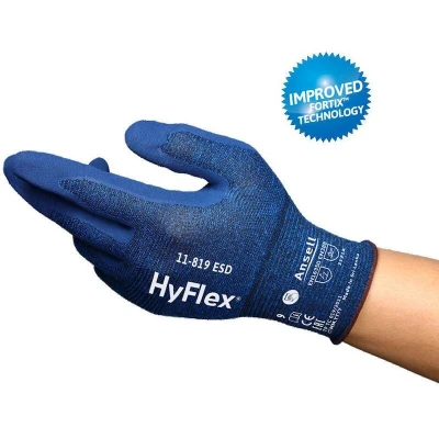 Afbeelding van Ansell HyFlex 11 819 ESD handschoen 7 per 144