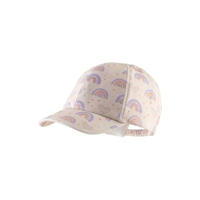 Afbeelding van Sterntaler Baseballcap regenbogen lichtroze