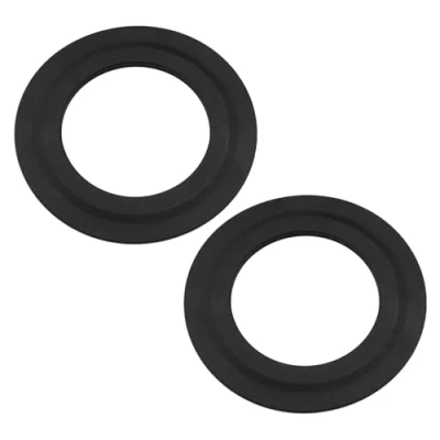 Afbeelding van the Lord of Tools 2 STKS Toilet Inbouwklep Pakking Vervanging Spoelklep Rubber Seal Wasmachine 43mm X 71mm 34490507 Compatibel met Siamp Optima 49 50, Zwart