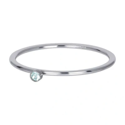 Afbeelding van Green 1 stone crystal iXXXi Vulring mm 18 / Silver