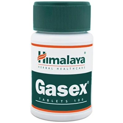 Afbeelding van Supplementen Gasex 100 Tablets Himalaya tabletten