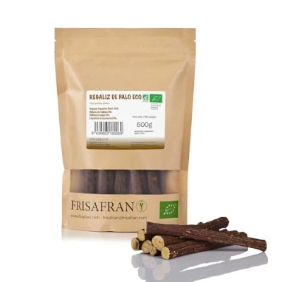 Afbeelding van FRISAFRAN Gedroogde zoethoutwortel drop zoete natuurlijke stokdrop Ecologisch stok verse palodul zoethout Zoethoutstokjes Rechtstreeks van de producent 500g