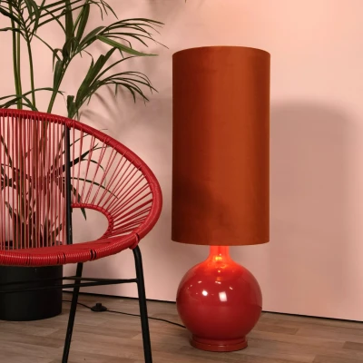 Afbeelding van Lucide Esterad Vloerlamp Ø 34 Cm 1xe27 Oranje