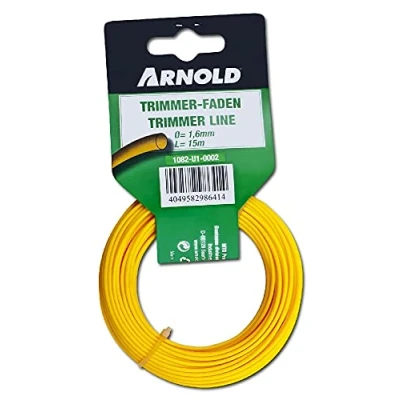 Afbeelding van Trimmerdraad rond 1.6 mm x 15 m Geel