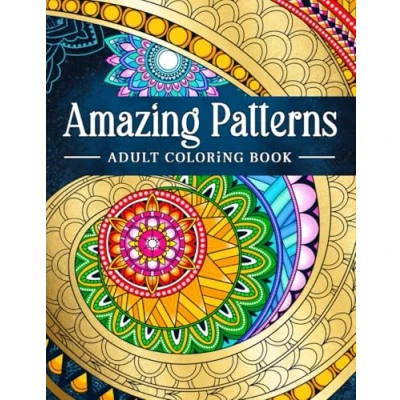 Afbeelding van Amazing Patterns: Adult Coloring Book, Stress Relieving Mandala Style Patterns