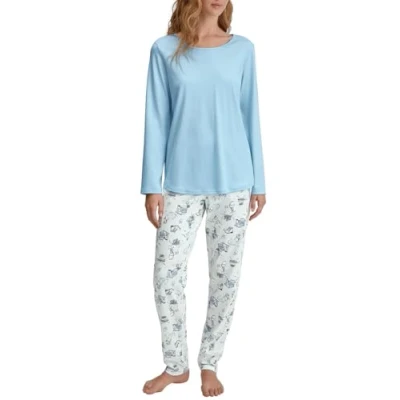 Afbeelding van Calida Daylight Dreams SET Pyjama, Dames, Maat: 40/42, Cascade blue