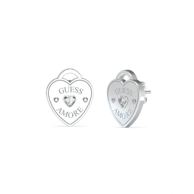 Afbeelding van Guess Amore Oorbellen silvercoloured, Dames, Maat: One Size, Silver coloured