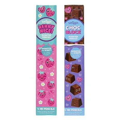 Afbeelding van Smiggle Potloden HB Geurende Twin Pack (aardbeien/chocolade)