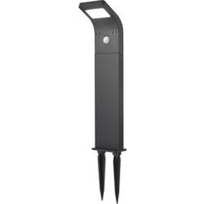 Afbeelding van Sygonix SY 4677494 Staande LED buitenlamp met bewegingsmelder 1.2 W Daglichtwit Zwart
