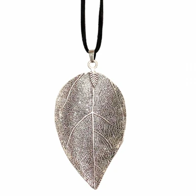 Afbeelding van Ketting zilverkleur boomblad verstelbaar Charme Bijoux