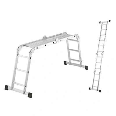 Afbeelding van Hailo 7412 037 M60 Universele Aluminium Ladder 4X3M