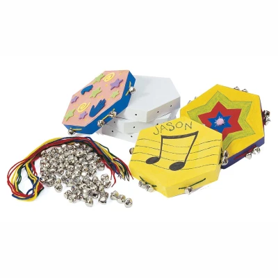 Afbeelding van Colorations Maak je eigen Papier maché Tamboerijn, Set van 12