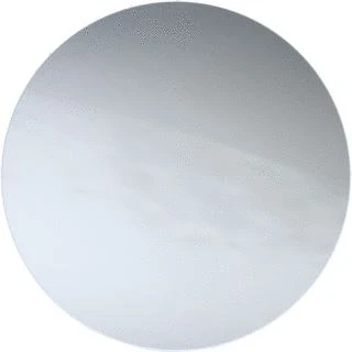 Afbeelding van Looox white line spiegel rond lxbxh 100x3 5x100 met rand mat wit spwlr1000