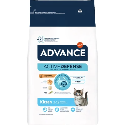 Afbeelding van Advance cat kitten chicken / rice kattenvoer 1,2 kg + 300 gr gratis