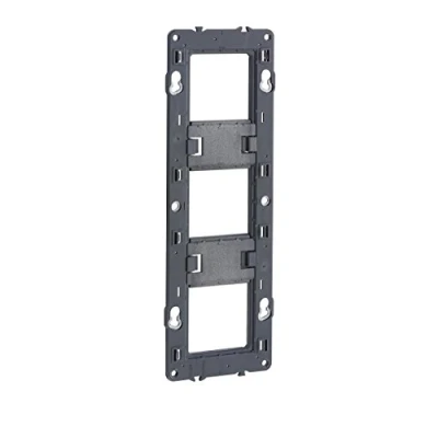 Afbeelding van LEGRAND Mosaic / Celiane inbouwframe 3 voudig 3x2 modules grijs model nr 802 53