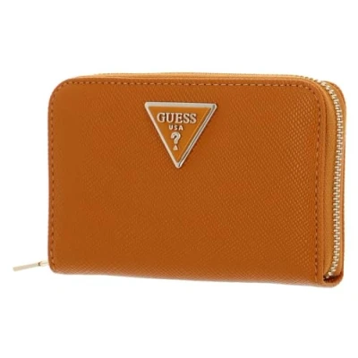 Afbeelding van GUESS Laurel SLG Medium Zip Around Wallet Pumpkin