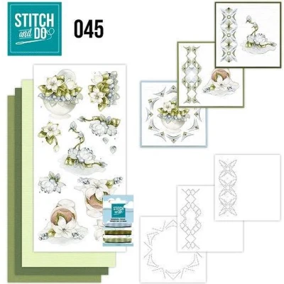 Afbeelding van Stitch and Do 45 Winterflowers
