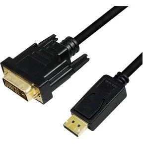 Afbeelding van LogiLink CV0132 kabeladapter/verloopstukje DisplayPort DVI