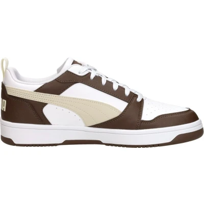 Afbeelding van Puma Rebound Sneakers laag, Maat: 39, Espresso brown alpine snow white Kunststof