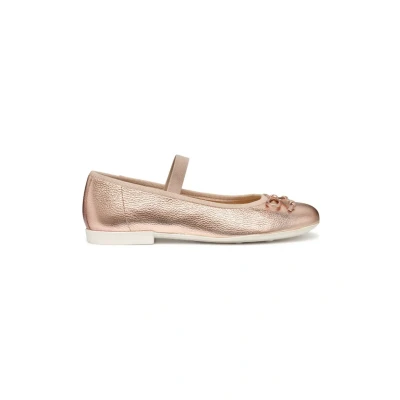 Afbeelding van Geox PLIE Ballerina&#039;s met enkelbandjes voor kinderen, Maat: 36, Old rose Leer