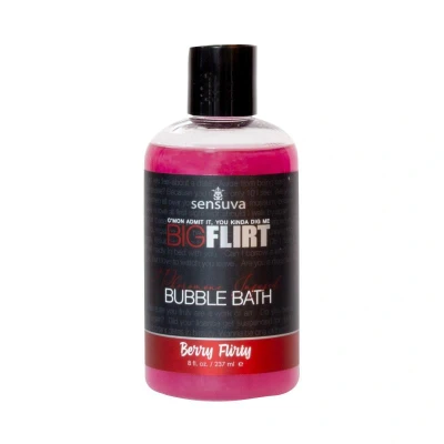 Afbeelding van Sensuva Big Flirt Pheromone Bubble Bath Berry Flirty 237 ml