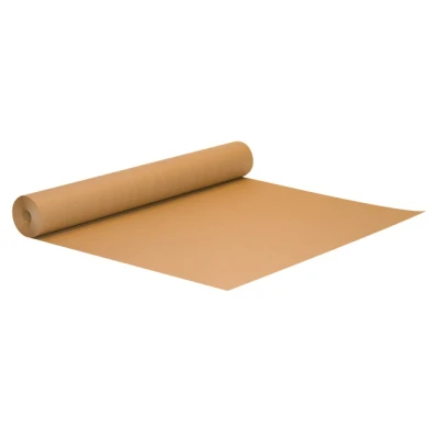 Afbeelding van Raadhuis inpakpapier 75 cm x 250 meter 70 grams bruin kraft RD 351162