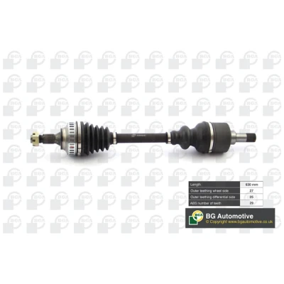 Afbeelding van Aandrijfas BGA DS6723LA