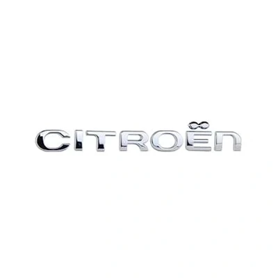 Afbeelding van auto belettering decoratie logo VELOCE, voor Citroen C1 C2 C3 C4 C5 C6 C8 C4L vervangend 3D sticker logo,Silver