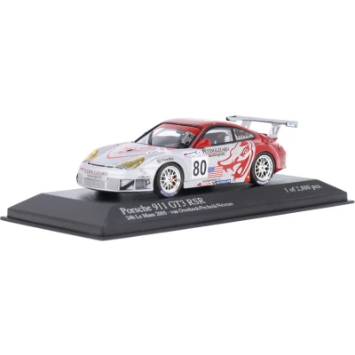 Afbeelding van Porsche 911 GT3 RSR #80 24h Le Mans 2005 1:43 Minichamps
