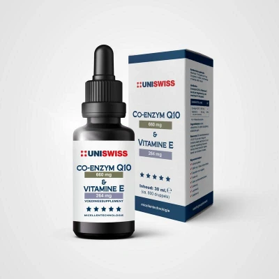 Afbeelding van Uniswiss Co enzym Q10 en Vitamine E, 30 ml