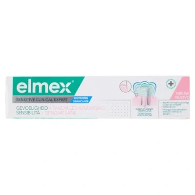 Afbeelding van Elmex Zahnpasta Pflege Sensibilität plus Zahnfleisch Weiß schützt empfindliche Zähne bei kontinuierlicher Anwendung 75 ml