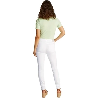 Afbeelding van Tommy Hilfiger COMO Jeans Skinny Fit, Dames, Maat: 34x32, Th optic white