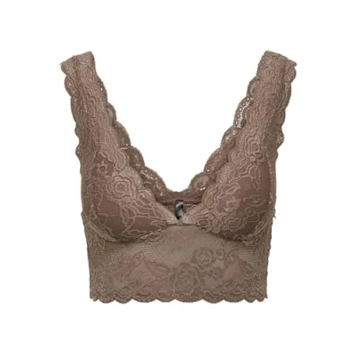 Afbeelding van ONLY Dames Onlchloe Lace Bra Noos Acc, cognac, XS